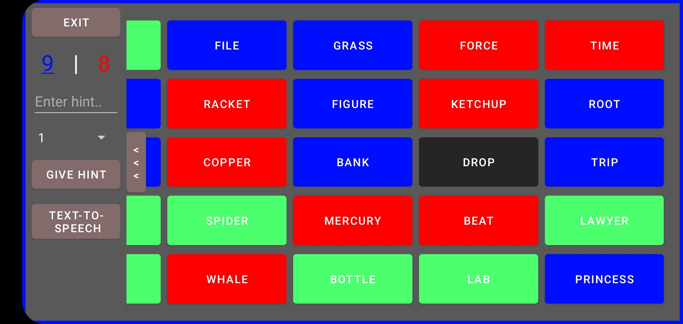 Accessible Codenames